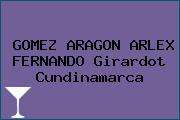 GOMEZ ARAGON ARLEX FERNANDO Girardot Cundinamarca