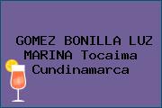 Ver gomez bonilla luz marina tocaima cundinamarca GOMEZ BONILLA LUZ MARINA Tocaima Cundinamarca