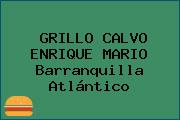 GRILLO CALVO ENRIQUE MARIO Barranquilla Atlántico