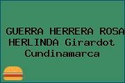 GUERRA HERRERA ROSA HERLINDA Girardot Cundinamarca