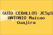 GUIO CEBALLOS JESºS ANTONIO Maicao Guajira