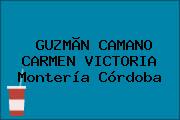 GUZMÃN CAMANO CARMEN VICTORIA Montería Córdoba
