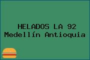 HELADOS LA 92 Medellín Antioquia