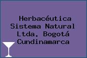 Herbacéutica Sistema Natural Ltda. Bogotá Cundinamarca