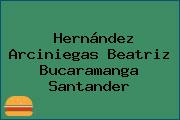 Hernández Arciniegas Beatriz Bucaramanga Santander