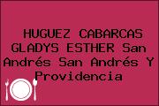 HUGUEZ CABARCAS GLADYS ESTHER San Andrés San Andrés Y Providencia