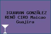 IGUARAN GONZÃLEZ RENÕ CIRO Maicao Guajira