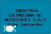 INDUSTRIA COLOMBIANA DE NUTRIENTES S.A.S Oiba Santander