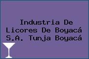 Industria De Licores De Boyacá S.A. Tunja Boyacá