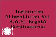 Industrias Alimenticias Vai S.A.S. Bogotá Cundinamarca