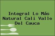 Integral Lo Más Natural Cali Valle Del Cauca