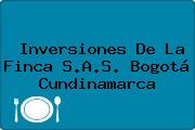Inversiones De La Finca S.A.S. Bogotá Cundinamarca