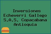 Inversiones Echeverri Gallego S.A.S. Copacabana Antioquia