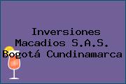 Inversiones Macadios S.A.S. Bogotá Cundinamarca