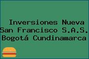 Inversiones Nueva San Francisco S.A.S. Bogotá Cundinamarca