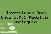 Inversiones Once Once S.A.S Medellín Antioquia