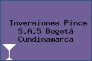 Inversiones Pince S.A.S Bogotá Cundinamarca