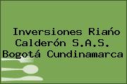 Inversiones Riaño Calderón S.A.S. Bogotá Cundinamarca
