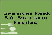 Inversiones Rosado S.A. Santa Marta Magdalena