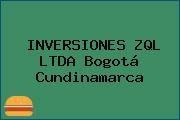 INVERSIONES ZQL LTDA Bogotá Cundinamarca