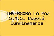 INVERSORA LA PAZ S.A.S. Bogotá Cundinamarca
