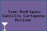 Ivan Rodríguez Cantillo Cartagena Bolívar