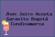 Jhon Jairo Acosta Garavito Bogotá Cundinamarca