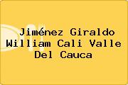 Jiménez Giraldo William Cali Valle Del Cauca