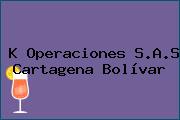 K Operaciones S.A.S Cartagena Bolívar