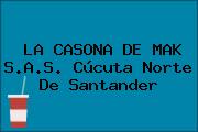 LA CASONA DE MAK S.A.S. Cúcuta Norte De Santander