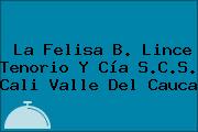 La Felisa B. Lince Tenorio Y Cía S.C.S. Cali Valle Del Cauca