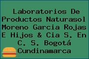 Laboratorios De Productos Naturasol Moreno Garcia Rojas E Hijos & Cia S. En C. S. Bogotá Cundinamarca