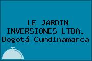 LE JARDIN INVERSIONES LTDA. Bogotá Cundinamarca