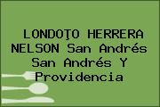 LONDOÞO HERRERA NELSON San Andrés San Andrés Y Providencia