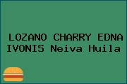 LOZANO CHARRY EDNA IVONIS Neiva Huila