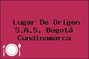 Ver lugar de origen sas bogota cundinamarca Lugar De Origen S.A.S. Bogotá Cundinamarca