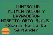 LUMISALUD ALIMENTACION Y LAVANDERÚA HOSPITALARIA S.A.S. Cúcuta Norte De Santander