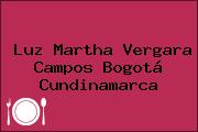 Luz Martha Vergara Campos Bogotá Cundinamarca