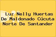 Luz Nelly Huertas De Maldonado Cúcuta Norte De Santander