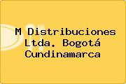 M Distribuciones Ltda. Bogotá Cundinamarca