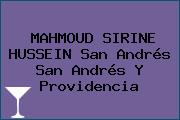 MAHMOUD SIRINE HUSSEIN San Andrés San Andrés Y Providencia