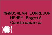MANOSALVA CORREDOR HENRY Bogotá Cundinamarca