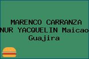 MARENCO CARRANZA NUR YACQUELIN Maicao Guajira