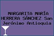 MARGARITA MARÍA HERRERA SÁNCHEZ San Jerónimo Antioquia