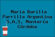 Maria Barilla Parrilla Argentina S.A.S. Montería Córdoba