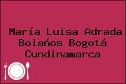 María Luisa Adrada Bolaños Bogotá Cundinamarca