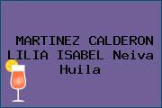 MARTINEZ CALDERON LILIA ISABEL Neiva Huila