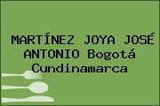 MARTÍNEZ JOYA JOSÉ ANTONIO Bogotá Cundinamarca