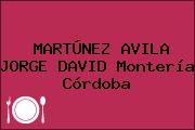 MARTÚNEZ AVILA JORGE DAVID Montería Córdoba