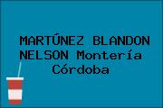 MARTÚNEZ BLANDON NELSON Montería Córdoba